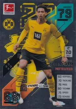Cromo Jude Bellingham - German Bundesliga 2021-2022. Match Attax Chrome
 n. 40 - Topps
