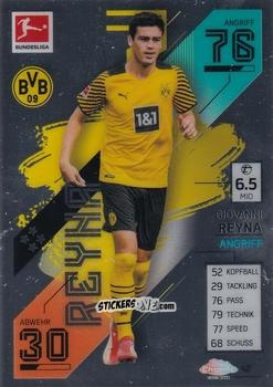 Cromo Giovanni Reyna - German Bundesliga 2021-2022. Match Attax Chrome
 n. 42 - Topps