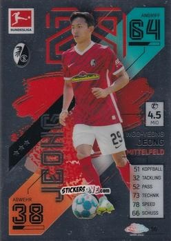 Sticker Woo-Yeong Jeong - German Bundesliga 2021-2022. Match Attax Chrome
 n. 56 - Topps