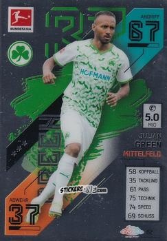 Sticker Julian Green - German Bundesliga 2021-2022. Match Attax Chrome
 n. 62 - Topps