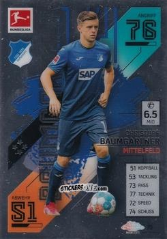 Sticker Christoph Baumgartner - German Bundesliga 2021-2022. Match Attax Chrome
 n. 70 - Topps