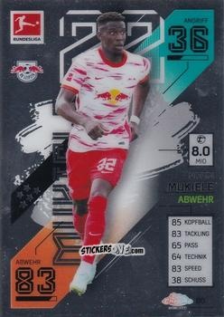 Figurina Nordi Mukiele - German Bundesliga 2021-2022. Match Attax Chrome
 n. 80 - Topps