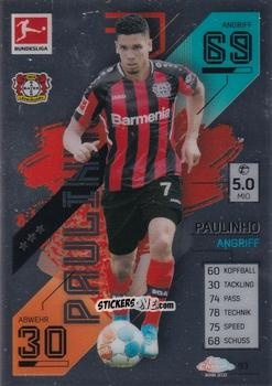 Sticker Paulinho - German Bundesliga 2021-2022. Match Attax Chrome
 n. 93 - Topps