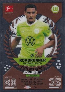 Figurina Maxence Lacroix - German Bundesliga 2021-2022. Match Attax Chrome
 n. 176 - Topps