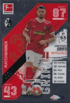 Figurina Vincenzo Grifo - German Bundesliga 2021-2022. Match Attax Chrome
 n. 184 - Topps