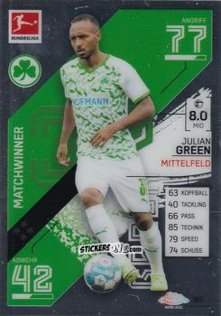 Sticker Julian Green - German Bundesliga 2021-2022. Match Attax Chrome
 n. 185 - Topps