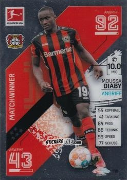 Sticker Moussa Diaby - German Bundesliga 2021-2022. Match Attax Chrome
 n. 188 - Topps