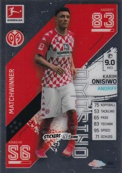 Figurina Karim Onisiwo - German Bundesliga 2021-2022. Match Attax Chrome
 n. 189 - Topps