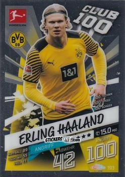 Cromo Erling Haaland - German Bundesliga 2021-2022. Match Attax Chrome
 n. 193 - Topps