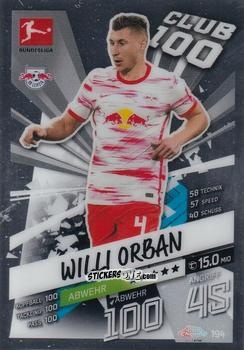Sticker Willi Orban - German Bundesliga 2021-2022. Match Attax Chrome
 n. 194 - Topps