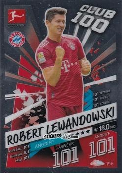 Sticker Robert Lewandowski - German Bundesliga 2021-2022. Match Attax Chrome
 n. 196 - Topps