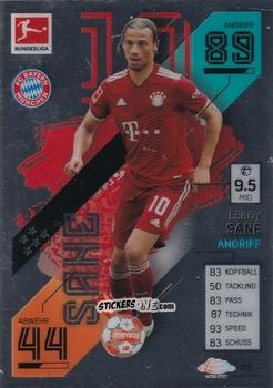 Figurina Leroy Sané - German Bundesliga 2021-2022. Match Attax Chrome
 n. 113 - Topps