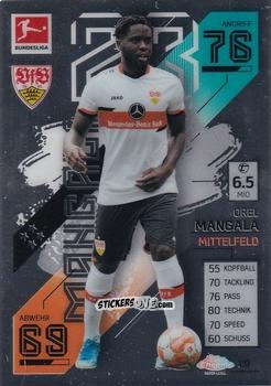 Cromo Orel Mangala - German Bundesliga 2021-2022. Match Attax Chrome
 n. 119 - Topps