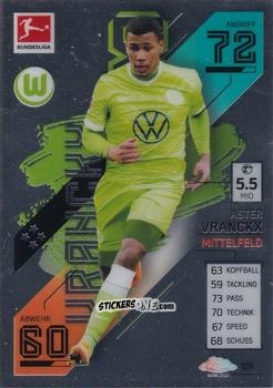 Figurina Aster Vranckx - German Bundesliga 2021-2022. Match Attax Chrome
 n. 128 - Topps
