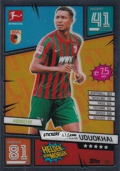 Figurina Felix Uduokhai - German Bundesliga 2021-2022. Match Attax Chrome
 n. 131 - Topps