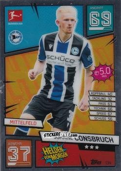 Sticker Jomaine Consbruch - German Bundesliga 2021-2022. Match Attax Chrome
 n. 134 - Topps