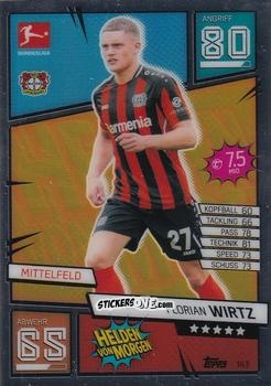 Cromo Florian Wirtz - German Bundesliga 2021-2022. Match Attax Chrome
 n. 143 - Topps