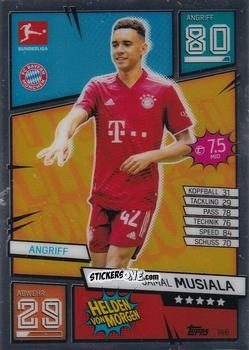 Cromo Jamal Musiala - German Bundesliga 2021-2022. Match Attax Chrome
 n. 146 - Topps