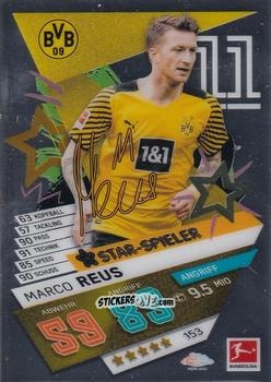 Sticker Marco Reus - German Bundesliga 2021-2022. Match Attax Chrome
 n. 153 - Topps