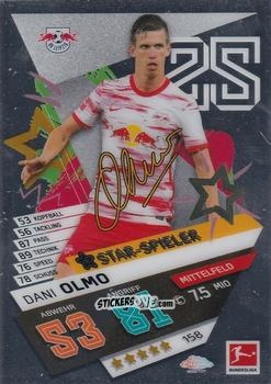 Cromo Dani Olmo - German Bundesliga 2021-2022. Match Attax Chrome
 n. 158 - Topps