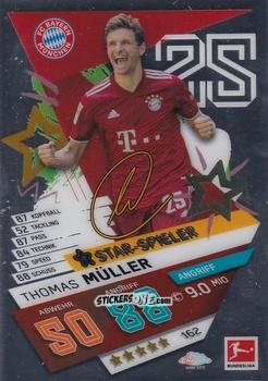 Cromo Thomas Müller - German Bundesliga 2021-2022. Match Attax Chrome
 n. 162 - Topps