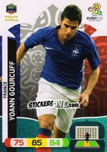 Sticker Yoann Gourcuff - UEFA Euro Poland-Ukraine 2012. Adrenalyn XL n. 86 - Panini