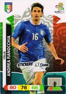 Figurina Andrea Ranocchia - UEFA Euro Poland-Ukraine 2012. Adrenalyn XL n. 116 - Panini