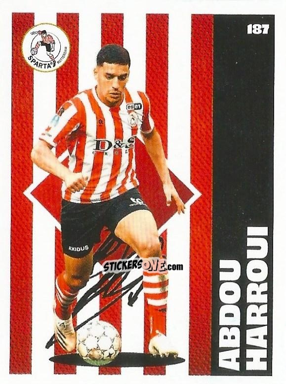 Sticker Abdou Harroui - Eredivisie Onze Voetbal helden 2021 n. 187 - Albert Heijn
