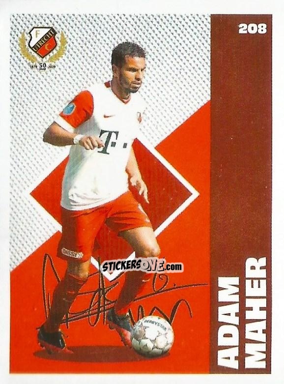 Cromo Adam Maher - Eredivisie Onze Voetbal helden 2021 n. 208 - Albert Heijn
