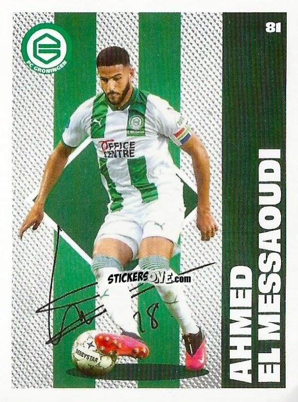 Figurina Ahmed El Messaoudi - Eredivisie Onze Voetbal helden 2021 n. 81 - Albert Heijn

