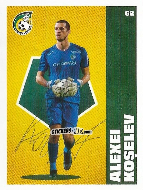 Sticker Alexei Koselev - Eredivisie Onze Voetbal helden 2021 n. 62 - Albert Heijn
