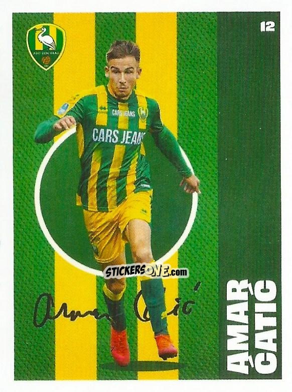 Sticker Amar Catic - Eredivisie Onze Voetbal helden 2021 n. 12 - Albert Heijn
