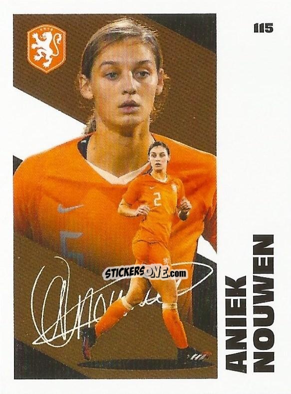 Figurina Aniek Nouwen - Eredivisie Onze Voetbal helden 2021 n. 115 - Albert Heijn
