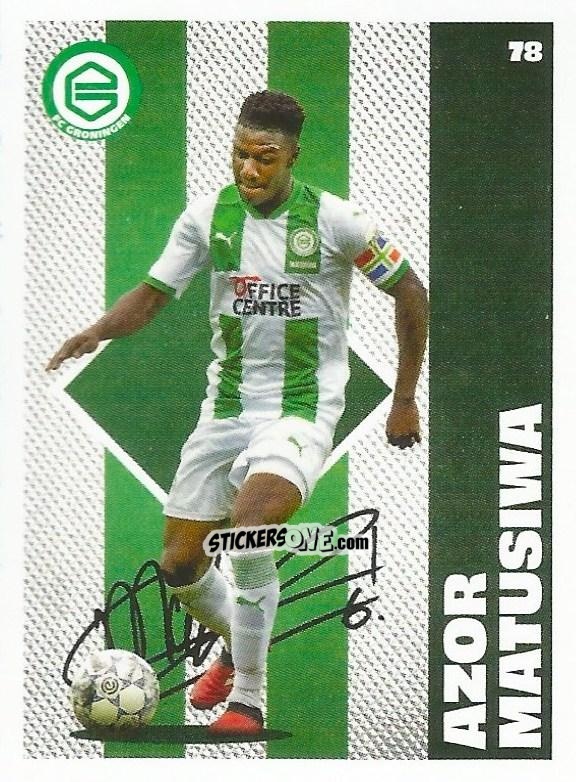 Sticker Azor Matusiwa - Eredivisie Onze Voetbal helden 2021 n. 78 - Albert Heijn
