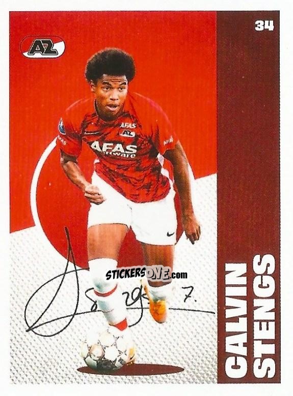 Sticker Calvin Stengs - Eredivisie Onze Voetbal helden 2021 n. 34 - Albert Heijn
