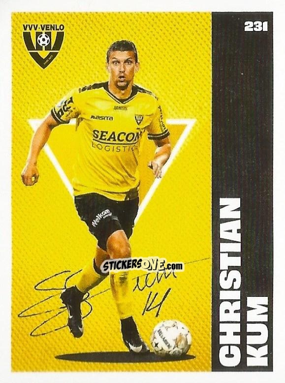 Sticker Christian Kum - Eredivisie Onze Voetbal helden 2021 n. 231 - Albert Heijn
