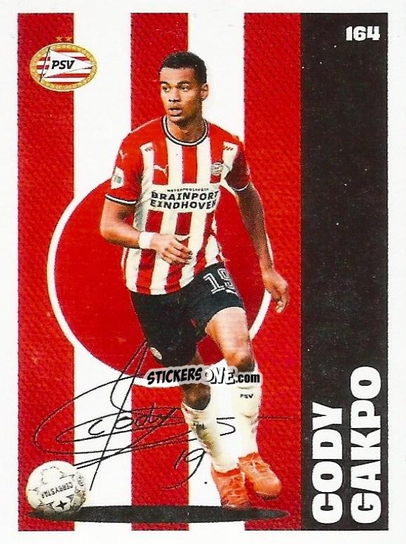 Cromo Cody Gakpo - Eredivisie Onze Voetbal helden 2021 n. 164 - Albert Heijn
