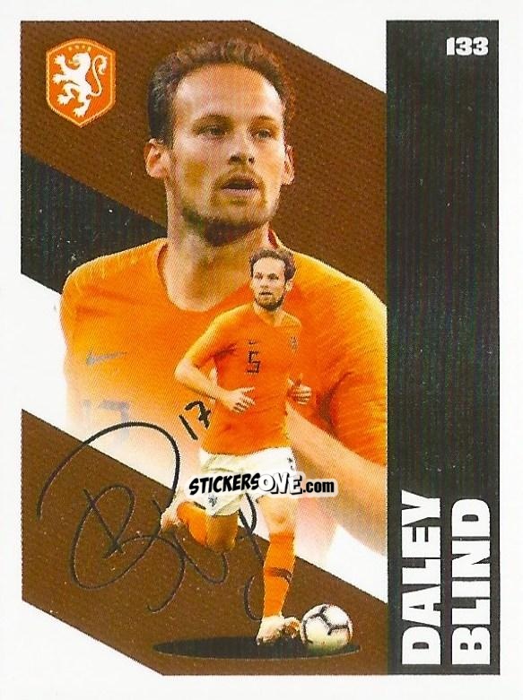 Sticker Daley Blind - Eredivisie Onze Voetbal helden 2021 n. 133 - Albert Heijn

