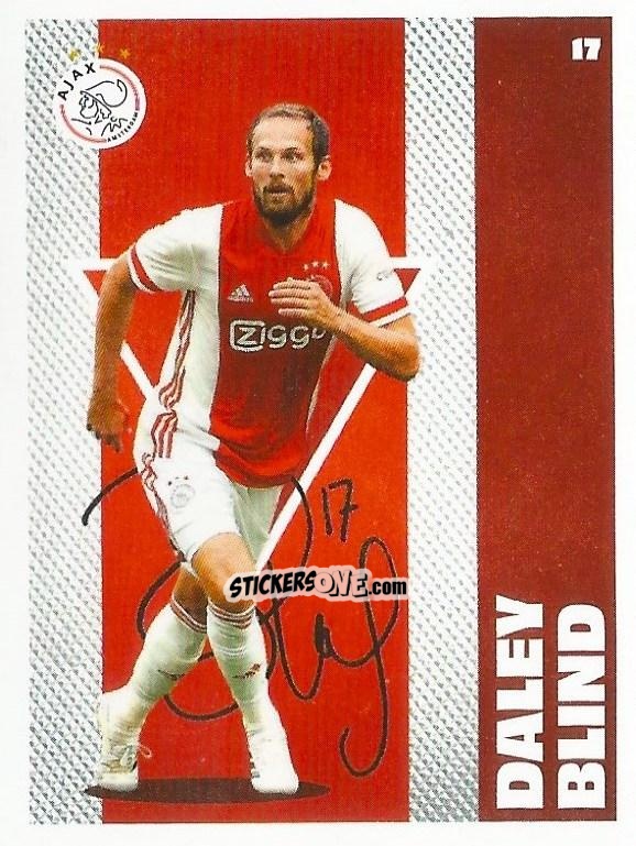 Sticker Daley Blind - Eredivisie Onze Voetbal helden 2021 n. 17 - Albert Heijn
