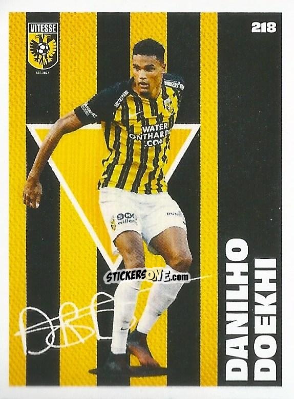 Sticker Danilho Doekhi - Eredivisie Onze Voetbal helden 2021 n. 218 - Albert Heijn
