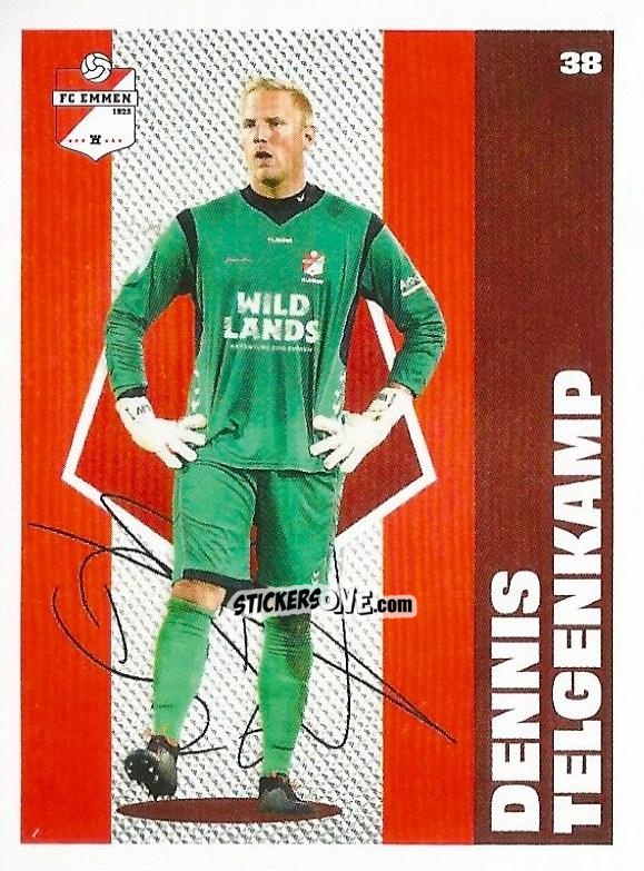 Figurina Dennis Telgenkamp - Eredivisie Onze Voetbal helden 2021 n. 38 - Albert Heijn

