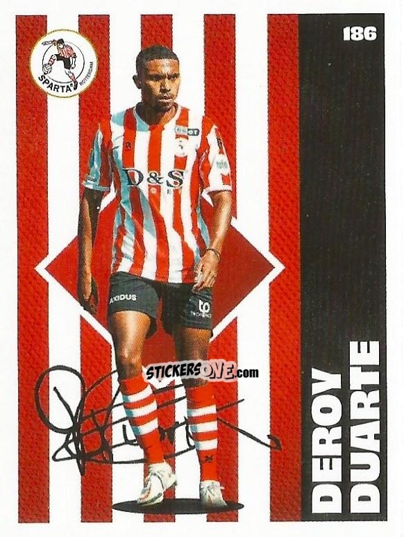 Sticker Deroy Duarte - Eredivisie Onze Voetbal helden 2021 n. 186 - Albert Heijn
