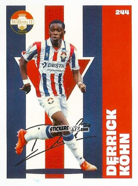 Figurina Derrick Kohn - Eredivisie Onze Voetbal helden 2021 n. 244 - Albert Heijn
