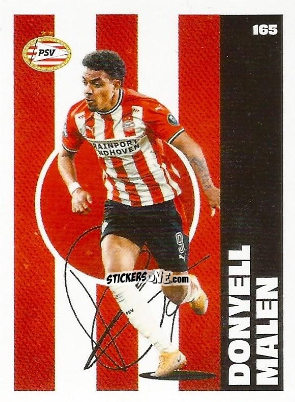 Cromo Donyell Malen - Eredivisie Onze Voetbal helden 2021 n. 165 - Albert Heijn
