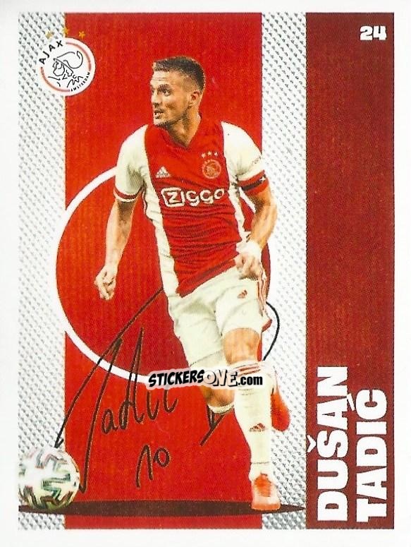 Sticker Dusan Tadic - Eredivisie Onze Voetbal helden 2021 n. 24 - Albert Heijn
