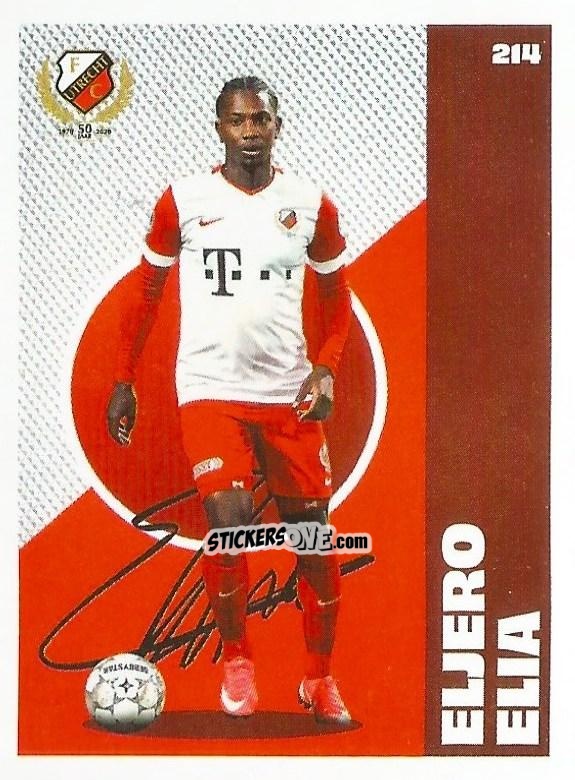 Sticker Eljero Elia - Eredivisie Onze Voetbal helden 2021 n. 214 - Albert Heijn
