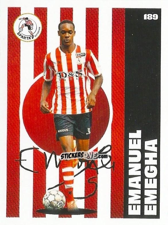 Sticker Emanuel Emegha - Eredivisie Onze Voetbal helden 2021 n. 189 - Albert Heijn
