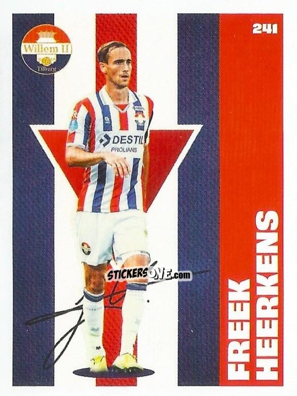 Figurina Freek Heerkens - Eredivisie Onze Voetbal helden 2021 n. 241 - Albert Heijn
