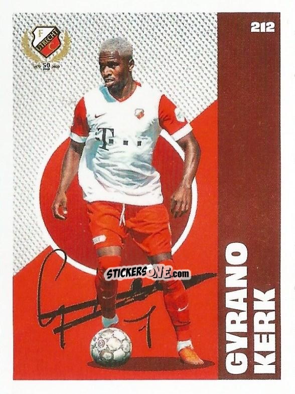 Sticker Gyrano Kerk - Eredivisie Onze Voetbal helden 2021 n. 212 - Albert Heijn
