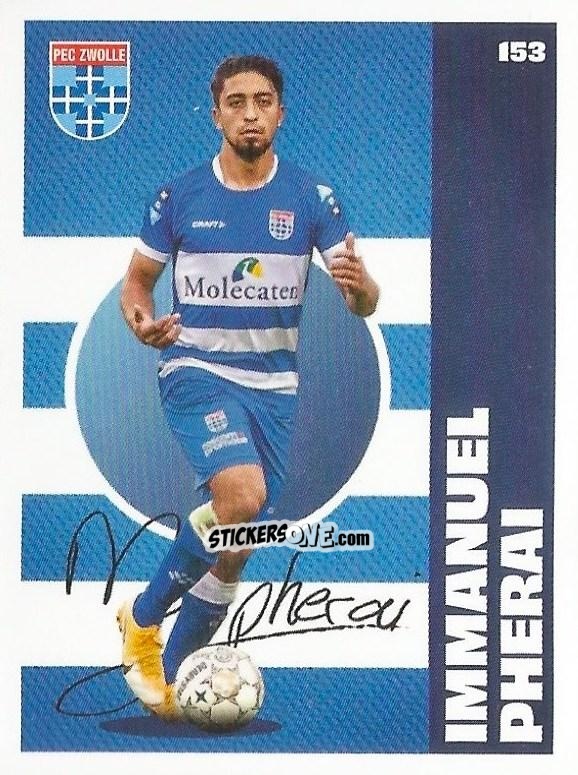Sticker Immanuel Pherai - Eredivisie Onze Voetbal helden 2021 n. 153 - Albert Heijn
